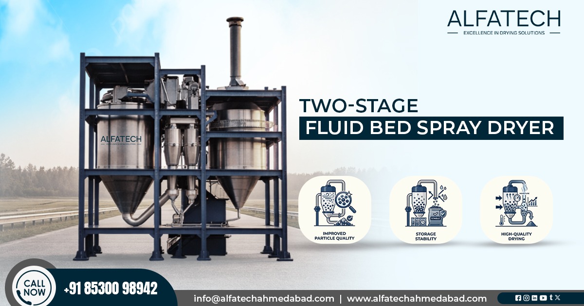 Two-Stage Fluid Bed Spray Dryer in Karnataka