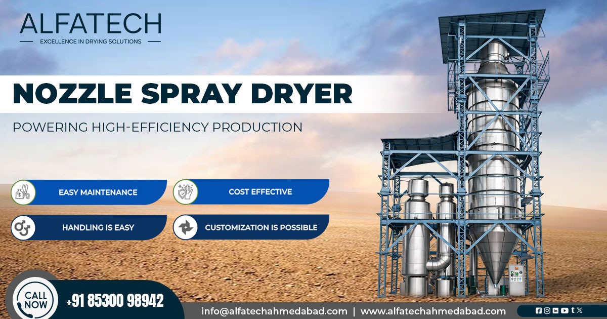 Nozzle Spray Dryer in Rajasthan