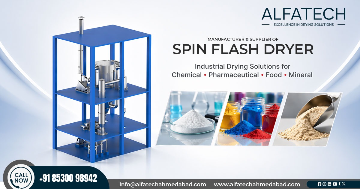 Spin Flash Dryer in Telangana