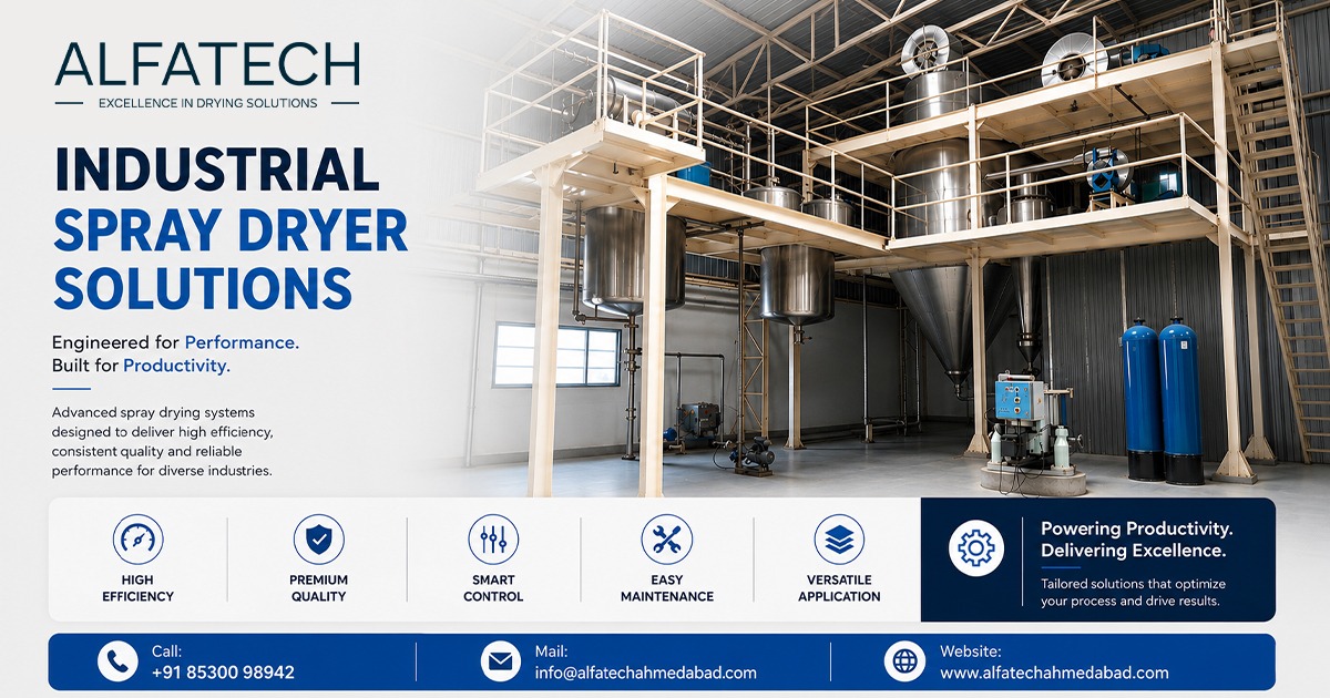 Industrial Spray Dryer Solutions in Kerala