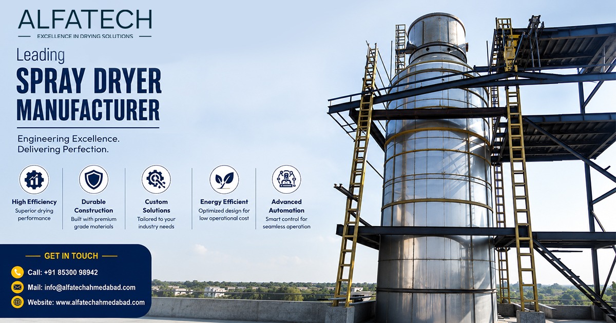 Leading Spray Dryer Manufacturer in India 