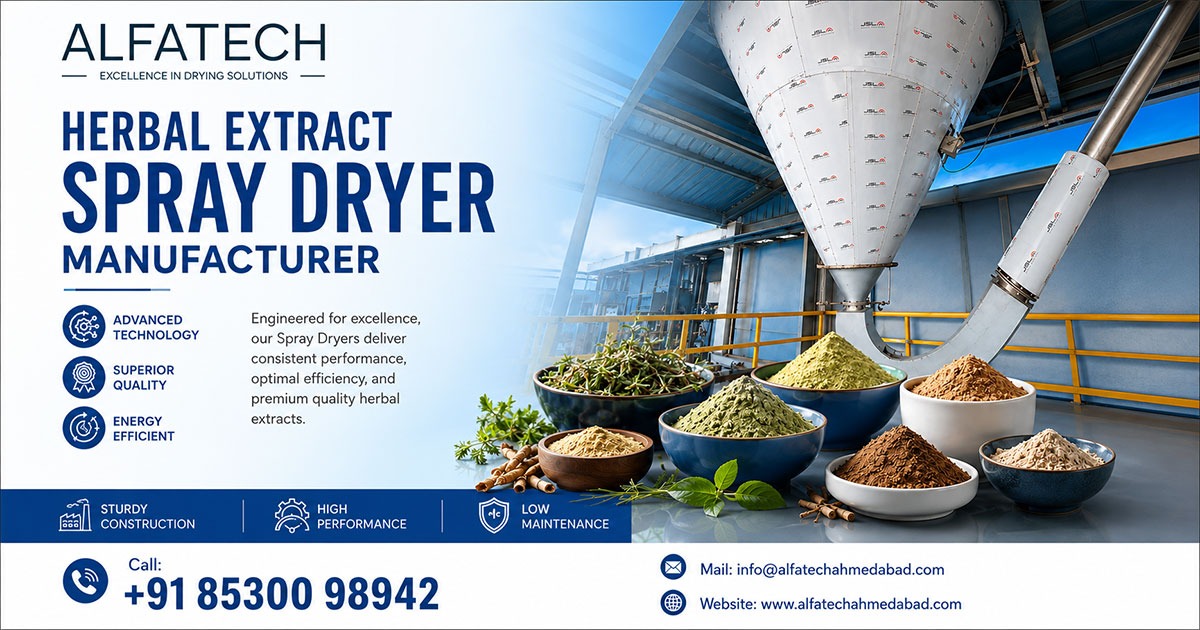 Herbal Extract Spray Dryer in Uttarakhand