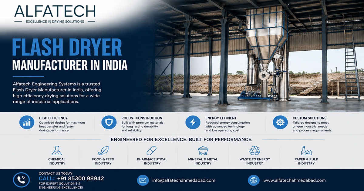 Flash Dryer Manufacturer in India